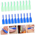 MERRYHAPY 20pcs Mini Toothbrushes for Prison Use Extra Soft Prison Toothbrushes Finger Sleeve Portable