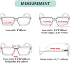 Eyekepper Bifocal Reading Glasses Women - Stylish Bifocal Readers Clear Lens Oversize Frame