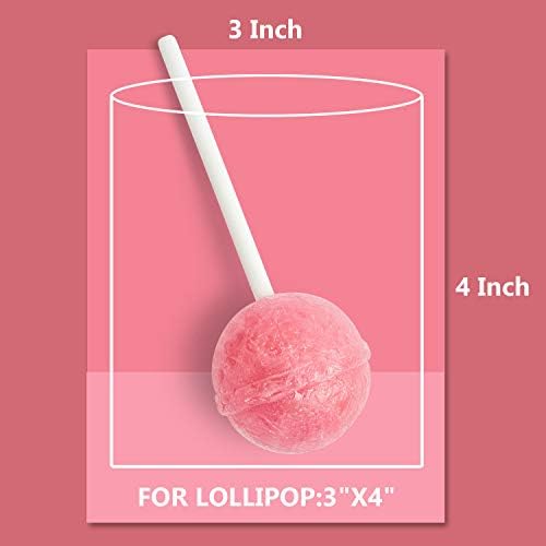 Morepack 3x4 Inches Clear Cellophane Bags 200 Pcs OPP Plastic Treat Bags with 200 Twist Ties for Gift Wrapping, Packaging Lollipop, Candies, Dessert, Cakepop, Cookies, Chocolate