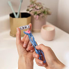 BIC Click 3 Soleil Sensitive Women's Razor Refills, 3 Moveable Blades and Lubricating Strip - Box of 4 Cartridges