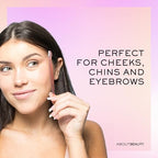 About Face Facial Razor & Eyebrow Shaper (3 Ct) - Removes Peach Fuzz on Cheeks, Chin, or Forehead & Delicately Shapes Eyebrows