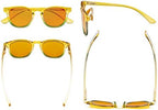 Eyekepper Ladies Blue Light Blocking Reading Glasses with Orange Tinted Filter Lens - Night Sleep Computer Readers Women - Yellow-Green Frame +3.00
