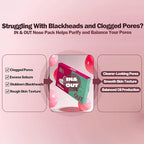 BIVID In & Out Bio-Cellulose Nose Pack, Tea Tree Pore Care for Sebum & Blackheads, Hydrating Korean Nose Mask — K-Beauty Self Care, 0.11 oz, 4 Pack