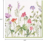 Caspari French Floral Paper Luncheon Napkins - 20 Per Package