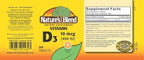 Nature's Blend Vitamin D 400 IU 100 Tablets