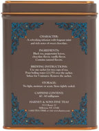 Harney and Sons Chocolate Mint, Flavored Black Tea - 20 Sachets per Tin
