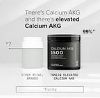 Toniiq 1500mg Ultra High Purity Ca AKG Supplement - 99%+ Highly Purified and Bioavailable Calcium Alpha-Ketoglutarate - Calcium AKG Longevity Supplement - 120 Ca-AKG Vegetarian Capsules