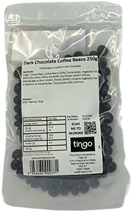Carol Anne Plain Chocolate Coffee Beans - 250G