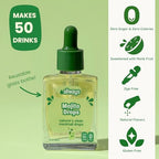 Allways Drops Natural Mojito Mocktail Drops | Sugar-Free, Zero Calories, Monk Fruit Sweetened | Glass Bottle for On-the-Go Hydration | Kids & Adults | 50 Servings
