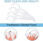 600 Count Dental Floss Picks – Toothpicks for Deep Cleaning, Comfortable Handle to Care Teeth Clean Flat Wire – 50 Pack with Picks Per Portable Case for Family