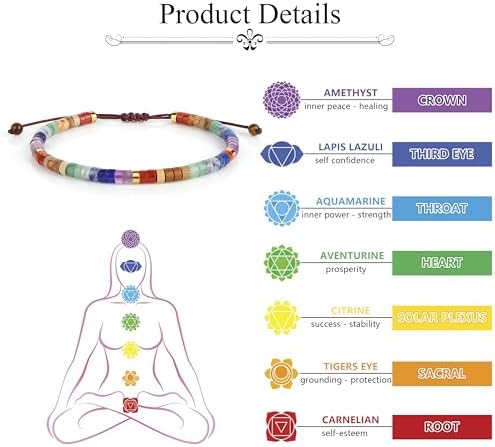 JoycuFF Inspirational Gifts for Women Get Well Soon Thinking of you Gift for Women Healing Natural Stone Bracelets