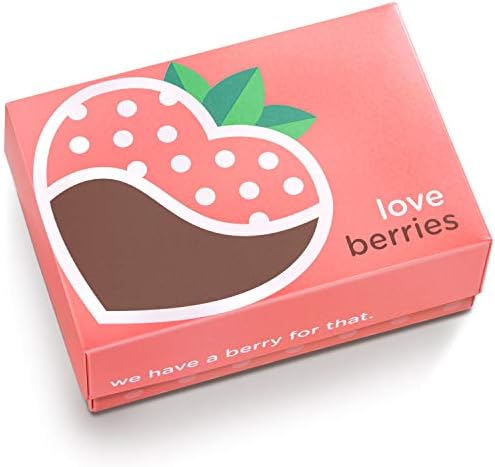 A Gift Inside 9 Berry Bites Chocolate Covered Strawberries by Love Berries (Fun Size)
