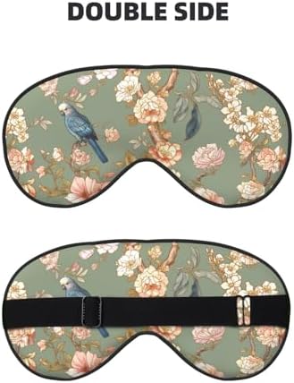 Blossom Trees Sleep Mask for Women & Men - Comfortable Eye Mask with Adjustable Strap - Soft Eye Cover Blindfold for Travel, Yoga, Nap, Shift Work