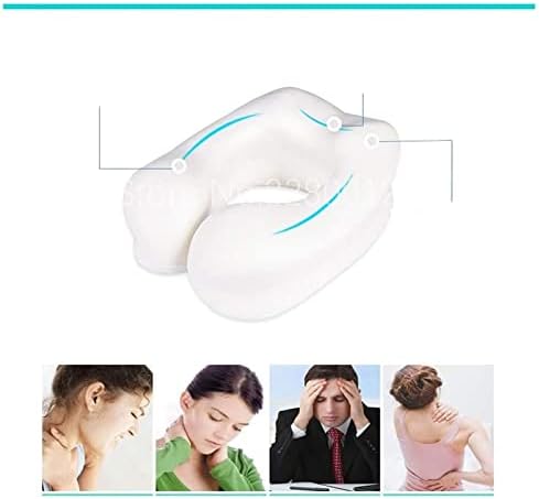Cervical Pillow Memory Foam Airplane Neck Rest Pillows Headrest Cushion Travel Healthcare Insert Pillows with Eye Masks Pillow