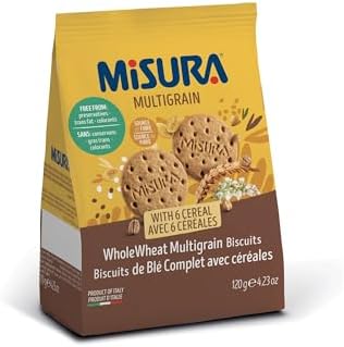 Misura Italian Multigrain Biscuits with 6 Cereals, 120G 12 Pcs