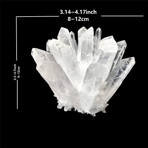 Crystal Cluster Quartz Crystals Crystals Stone White Crystal Cluster Crystal Columnar Crystal Gift Crystal Ornaments Healing Crystal Large Crystals Quartz Crystal