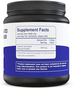 Zen Principle Coconut Activated Charcoal Powder. Whitens Teeth, Rejuvenates Skin and Hair, Supports Better Digestion. USA-Owned Producers, Free Scoop, 12 Oz