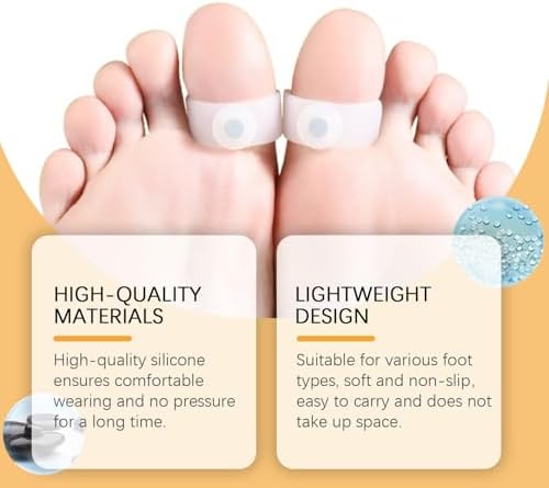 4PCS Ring Nursing, Silicon Foot Fat Weight Loss Health Massage Toe Ring,Acupressure Foot Ring Comfortable and Discreet