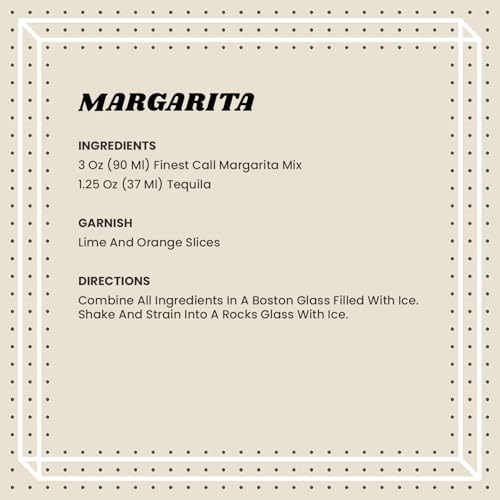Finest Call Premium Margarita Ready-to-Use Drink Mix, 1 Gallon Bottle (128 Fl Oz)