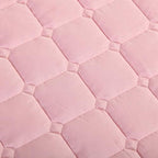 Washable Pad Cover Bed Sheet Bed Skirt Table Skirt for Treatment Couch SPA Massage Table (Pink-190x70cm)