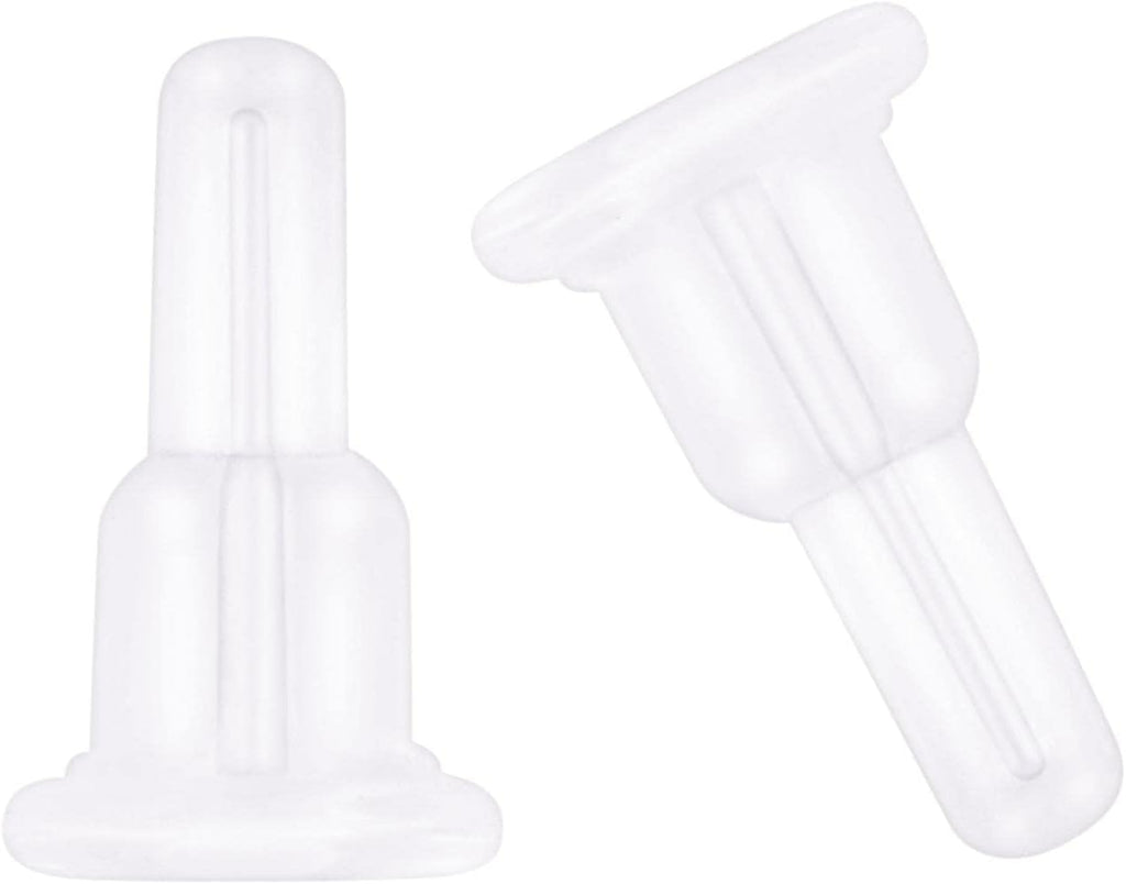 Silicone Earring Backs, Full Cover, 20PCS Clear Earring Backs Replacements, Hypoallergenic Earring Stoppers, Soft Ear Backings for Studs Hook Earrings