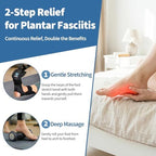 comness Plantar Fasciitis Relief Kit – Foot Stretcher and Foot Massager Roller, Stretch and Roll Routine for Heel Pain,Arch Pain, Simple At-Home Daily Foot Care