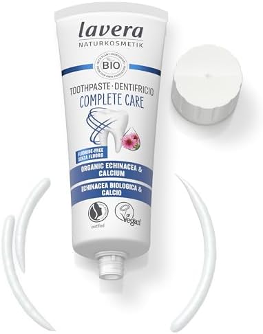 Lavera Organic Echinacea and Fluoride Free Complete Care Toothpaste New 2.54 fl oz