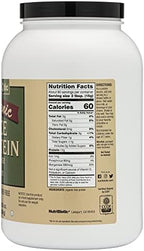 NutriBiotic Certified Organic Rice Protein Plain, 3 Pound | Low Carbohydrate Vegan Protein Powder | Raw, Certified Kosher & Keto Friendly | Made Without Chemicals, GMOs & Gluten | Easy to Digest