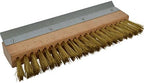 Janico 4004 Bristles Pizza Oven Stone Brush, Includes Rust Proof Steel Scraper, Stiff Brass Wire, Brown