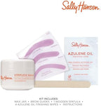 Sally Hansen Stripless Wax Kit for Face, Eyebrow & Lip | Mircrowavable Wax, At-Home Hair Removal Kit, Quick & Easy