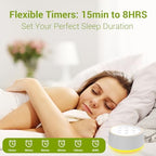 BGOVERSS White Noise Machine, 26 Hi-Fi Soothing Sounds & 10 Colors Night Light Sound Machine for Sleeping Adults, Baby & Kids, Portable Sleep Machine with 6 Timers, Noise Canceling for Home Office