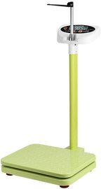 Electronic Height and Weight Physician Scale,High Precision Healthy Weight Loss Scales,Easy to Read LED,Digital Doctor Medical Scale(Green Green)