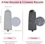 9 Pack Pedicures Replacement Heads, Electric Foot Callus Remover Roller Refills Include 5 Extra Coarse & 4 Regular Coarse Heads Compatible with ZABOUL/haootadiy (9 Pack 01)