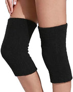 QUUPY 1 Pair Women Men Elastic Knee Brace Leg Knee Warmers Sleeve Winter Thermal Soft Knee Pad Support for Joint Pain Arthritis Pain Relief