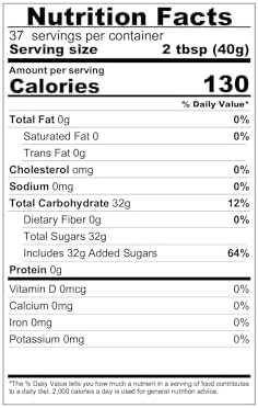 Rex Glucose Fructose Syrup | Product of Italy | Perfect for Baking, Confectionery, Beverages, Sauces, and More, 3.3 Lbs (1.5 kg)