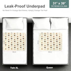 Baby Mat, Mattress Pad, Pee Pads for Kids - Waterproof Crib Pad, Reusable Potty Training Pad for Bed, Washable Toddler Protector, Unisex for Toddlers Adults Elderly (Bear, 31"×39")