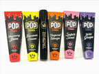 Pop Cones Flavored cones 1 1/4 (Super Sweet,Straberry Jam, Banana Cream, Tropical Mango,Wild Grape) 5 packs of 6 cones with DeLaCuzV Tube.