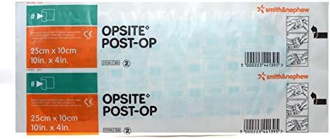 Transparent Film Dressing with Pad Rectangle 10 X 4 Inch 3 Tab Delivery Without Label Sterile, 66000714 - Sold by: Pack of One