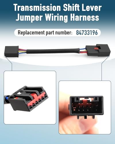 84733196 Transmission Shift Lever Jumper Wiring Harness Connector Fit for Chevrolet Volt Malibu Blazer Traverse, Fit for GMC Acadia Shift to Park Fix Wire Pigtail Plug