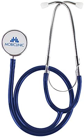 Mobiclinic Aluminum Blue Stethoscope