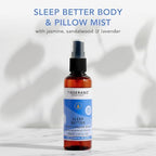 Tisserand Aromatherapy | Sleep Pillow Mist for Body & Room Contains a Soothing Blend of Pure Essential Oils Including, Jasmine, Sandalwood & Lavender | 100% Pure Essential Oil Blend | 3.38 fl. oz.