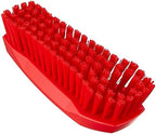 Vikan 38904 Brush,Scrub,Stiff,8",PP/PBT,Red