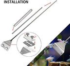 HOTOOLME Aquarium Scraper, 25.6" Stainless Steel Scraper Cleaning Razor with 10 Blades for Glass Aquarium Fish Tank
