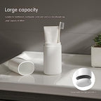 BALUCA Travel Toothbrush Case, Portable Tooth Brush Holder and Toothpaste Cover Container with Mouthwash Cup, Compact Oral Clean Tools Organizer for Traveling/Camping/School/Home - Large Capacity