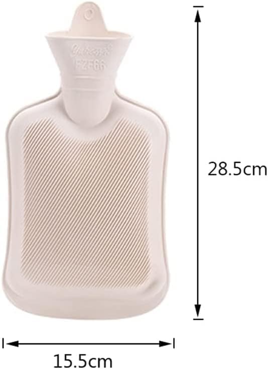 Reusable 1000ML Hot Water Bottle, Cute Portable Winter Hot Water Bag with Soft Cover, Hot Pack for Warm Hands/Neck/Waist/Back Portable