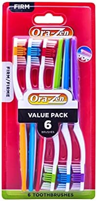 6pcs Each Firm Adult Toothbrush
