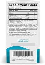 Nordic Naturals Ultimate Omega, Lemon Flavor - 210 Soft Gels - 1280 mg Omega-3 - High-Potency Fish Oil with EPA & DHA - Promotes Brain & Heart Health - Non-GMO - 105 Servings