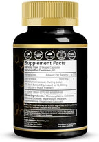 Lions Mane Supplement Capsules - 120 Count - Mushroom Supplement, Brain Supplements for Memory and Focus, Lion's Mane Mushroom Capsules Organic - Cognitive and Immune Support, Focus Supplement