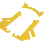 2pcs Yellow Plastic Bee Honey Bucket Rack Frame Grip Holder Beekeeping Beekeepers Tool Honey Extractor Equipment