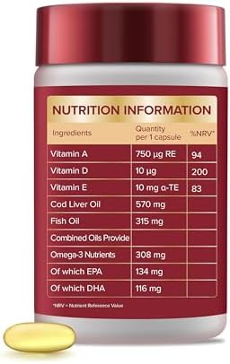 Seven Seas Cod Liver Oil Extra High Strength 60 Capsules